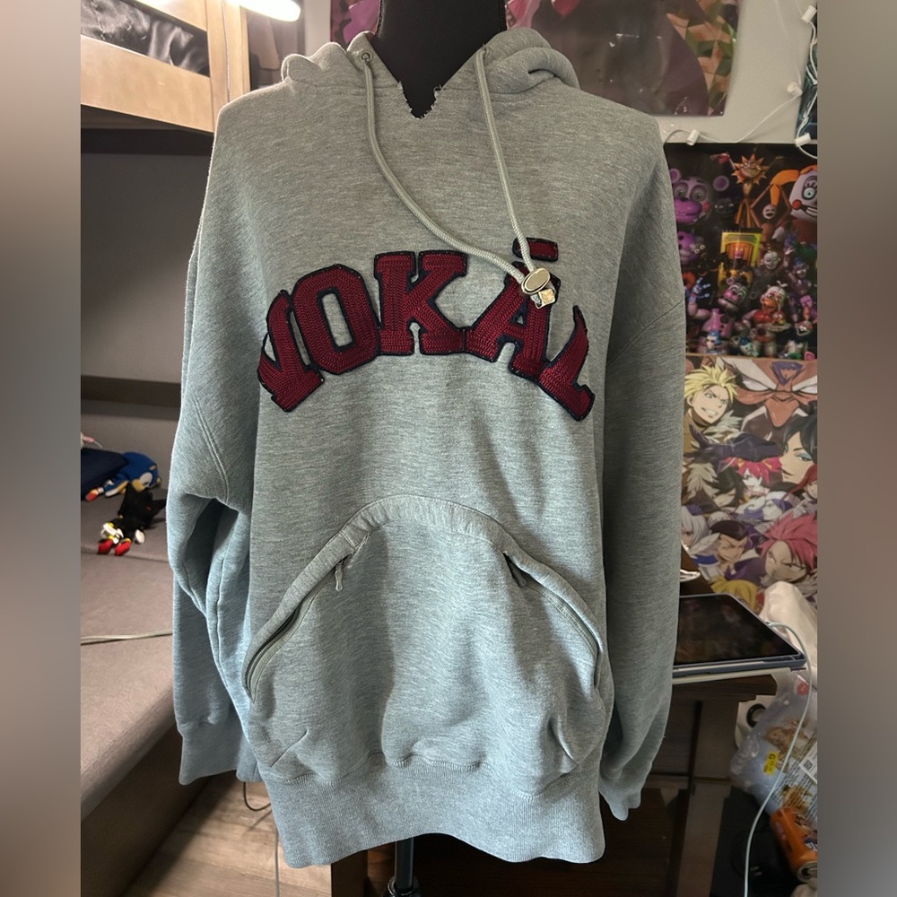 2 XL Grey VOKAL Hoodie